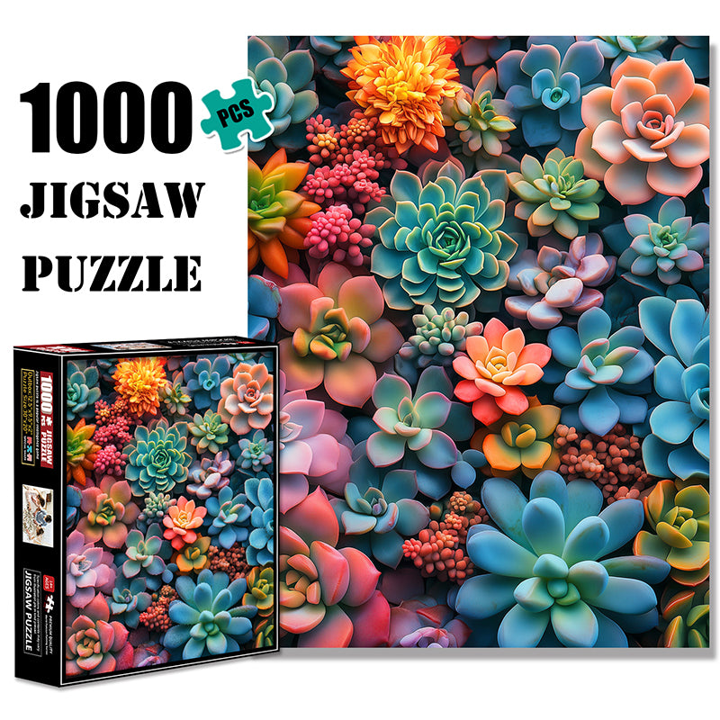 Succulent World Jigsaw Puzzle 1000 Pieces