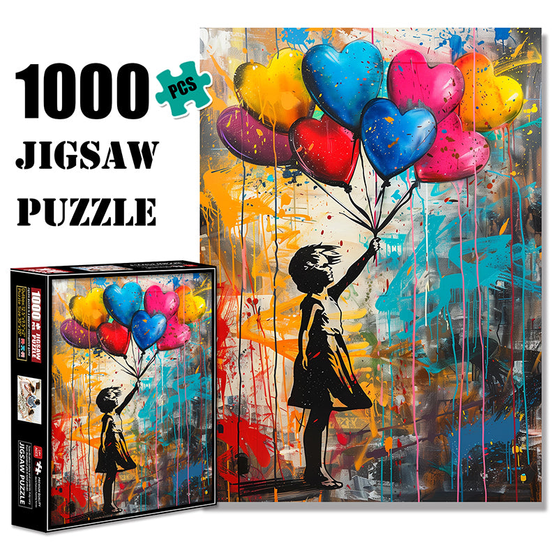 Graffiti balloon Jigsaw Puzzle 1000 Pieces