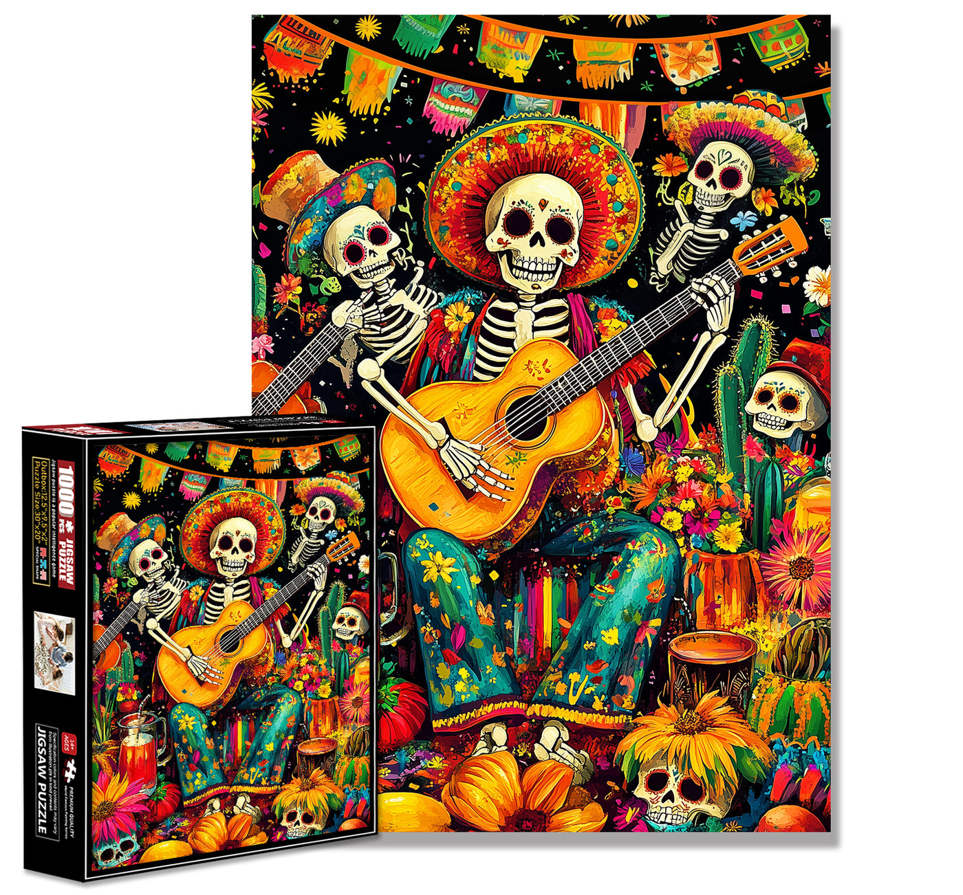 Skeleton Party Jigsaw Puzzle 1000 Pieces