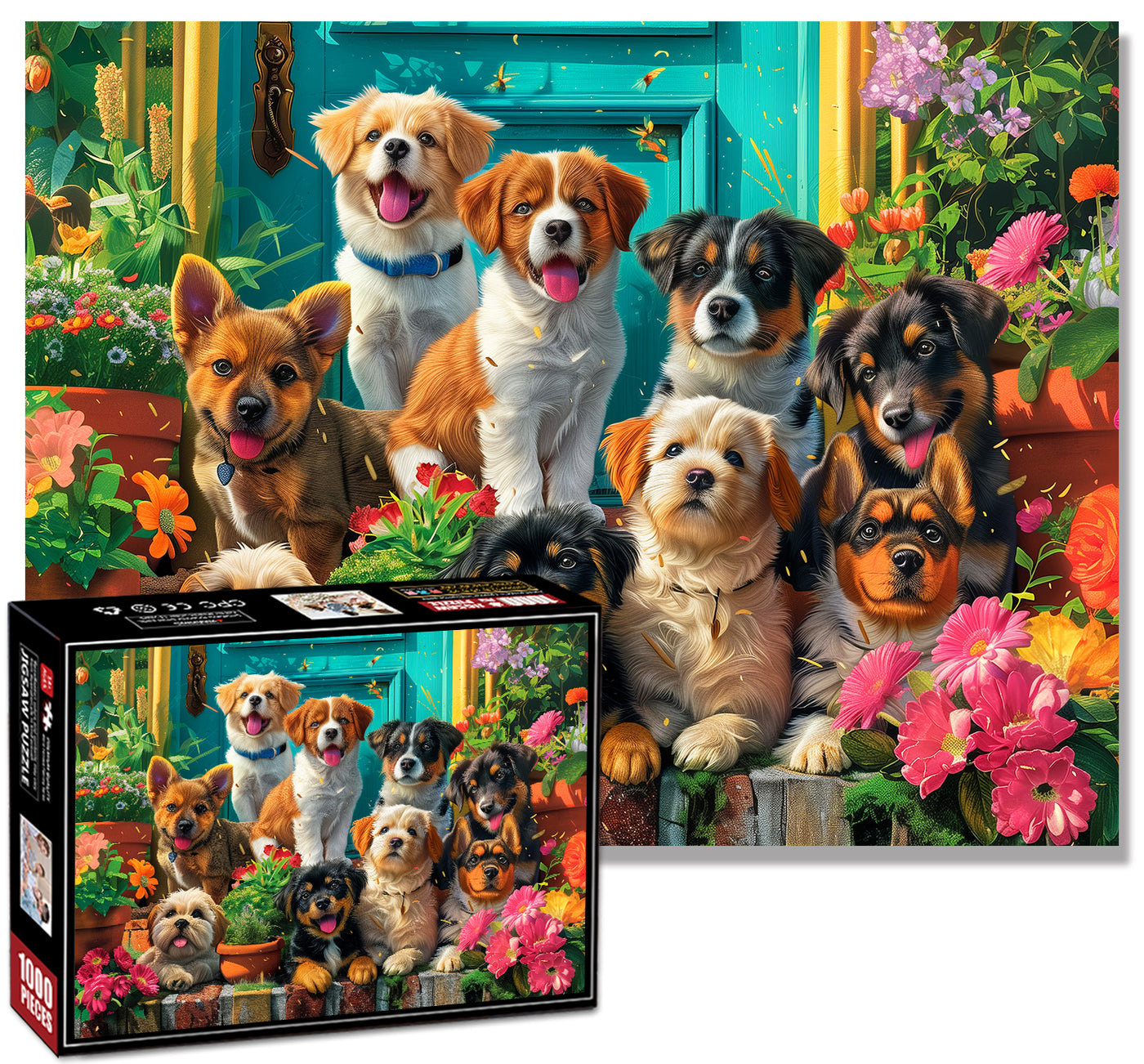 The watchdog dog Jigsaw Puzzle 1000 Pieces