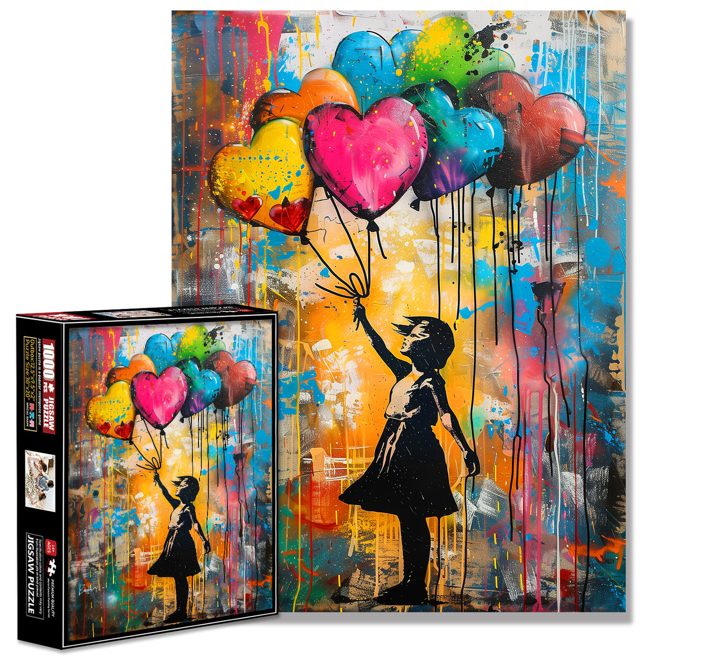 Balloon Girl Jigsaw Puzzle 1000 Pieces