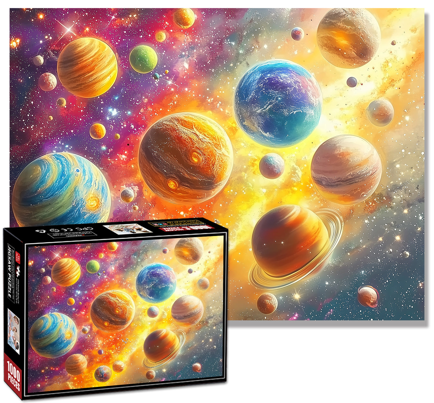 Colorful Planet Jigsaw Puzzle 1000 Pieces