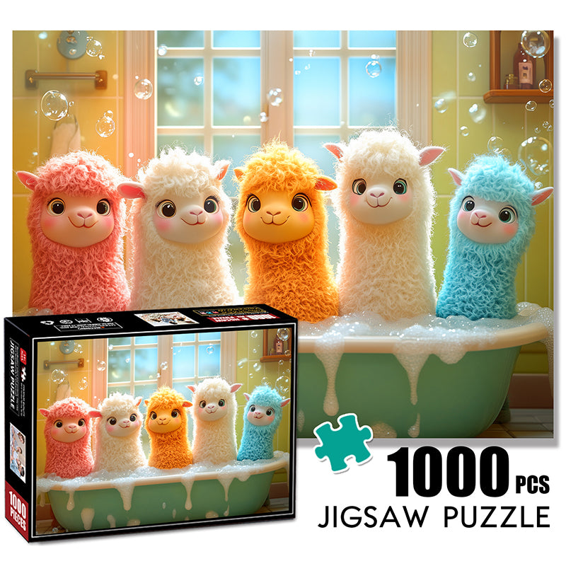 Cute little alpaca Jigsaw Puzzle 1000 Pieces