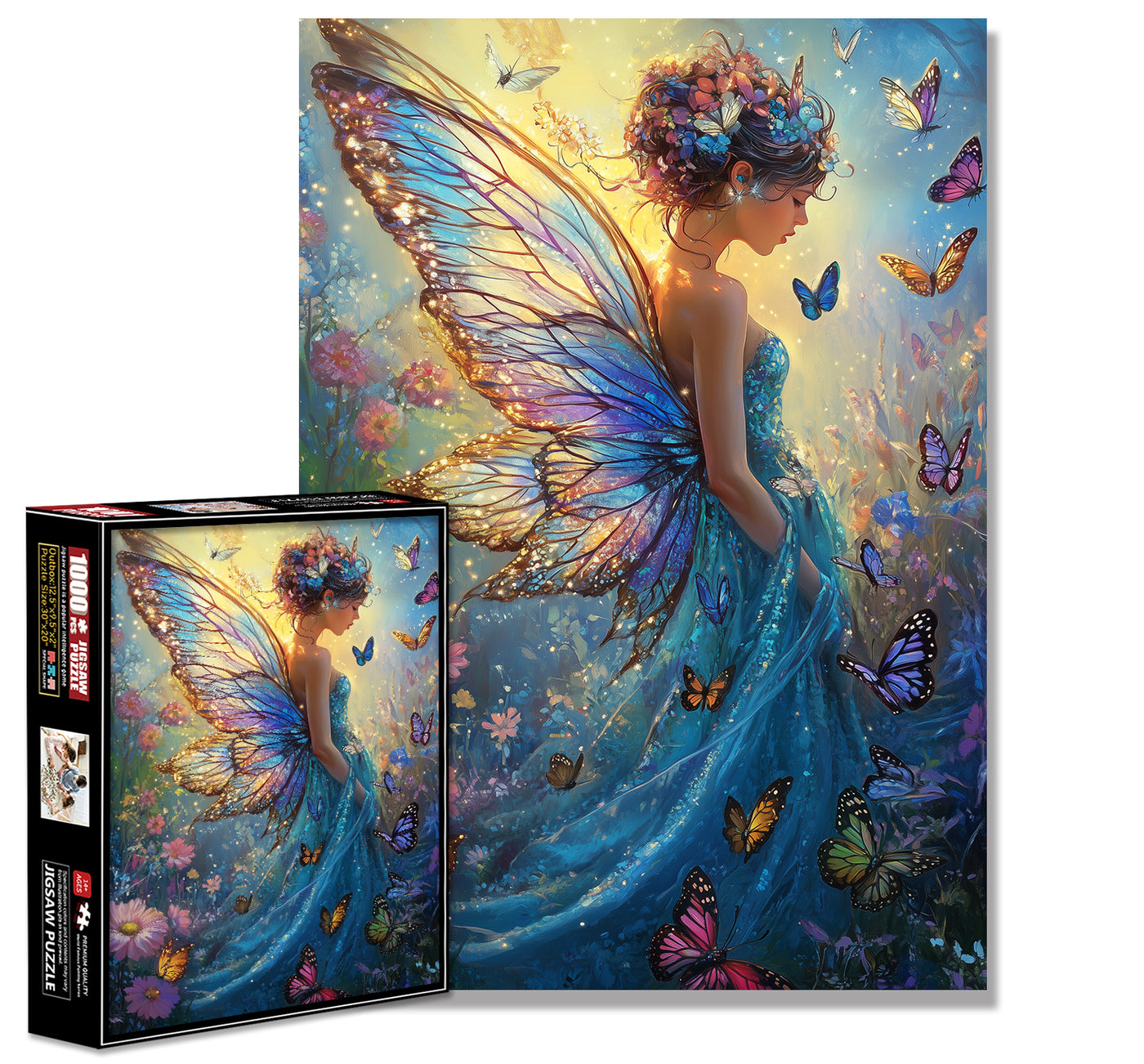 Butterflies and Elves Jigsaw Puzzle 1000 Pieces