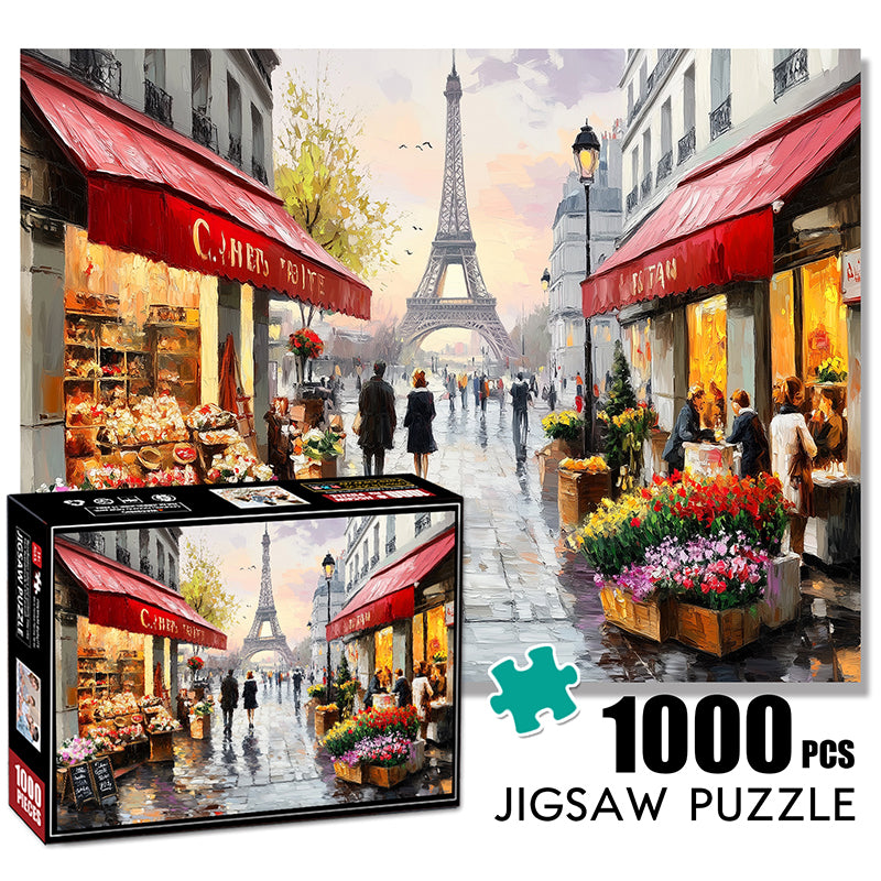 The streets of Paris Jigsaw Puzzle 1000 Pieces