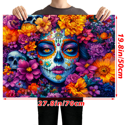 Skeleton Lady Flower Jigsaw Puzzle 1000 Pieces