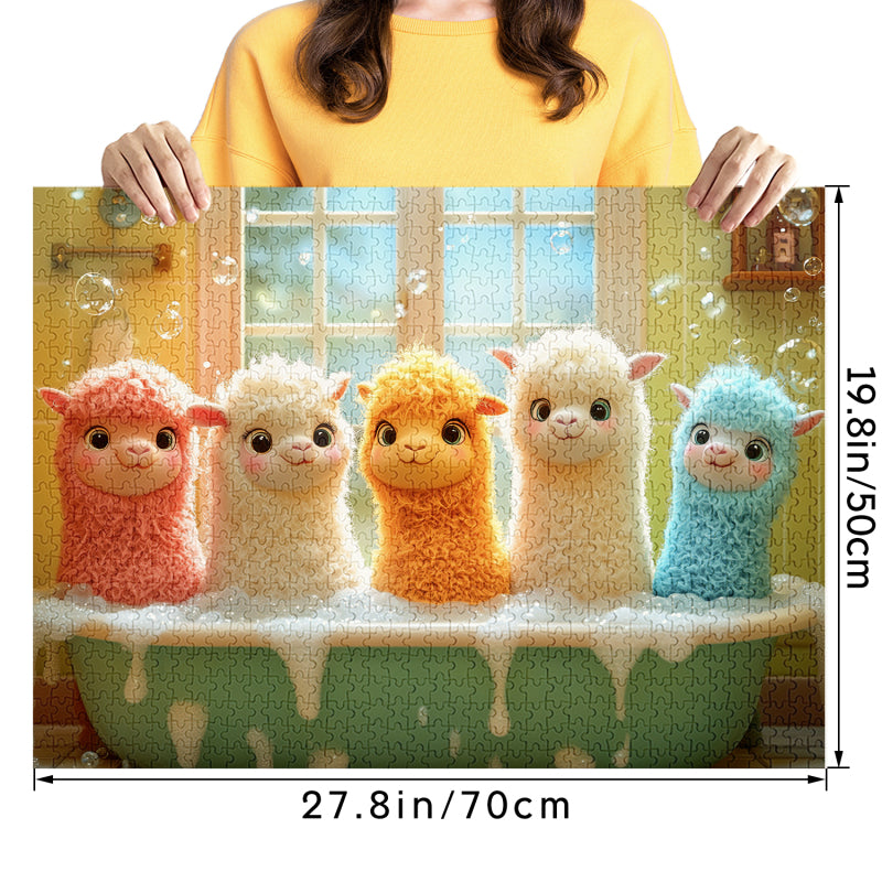 Cute little alpaca Jigsaw Puzzle 1000 Pieces