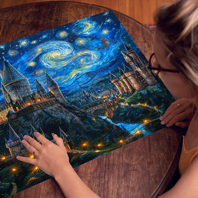 Starry Night Castle Jigsaw Puzzle 1000 Pieces