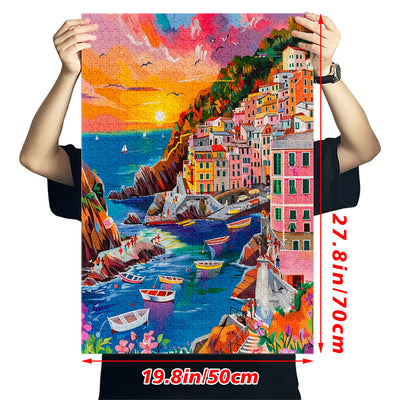 Cinque Terre Italy Jigsaw Puzzle 1000 Pieces