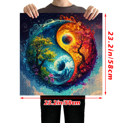 Yin Yang Tree of Life Jigsaw Puzzle 1000 Pieces