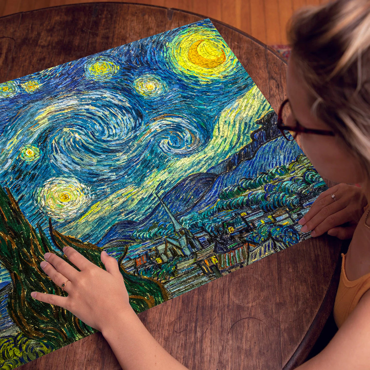 Van Gogh Starry Sky Oil Painting Jigsaw Puzzle 1000 Pieces