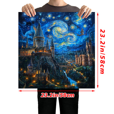 Starry Night Castle Jigsaw Puzzle 1000 Pieces