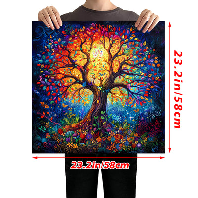 Colorful Tree of Life Jigsaw Puzzle 1000 Pieces