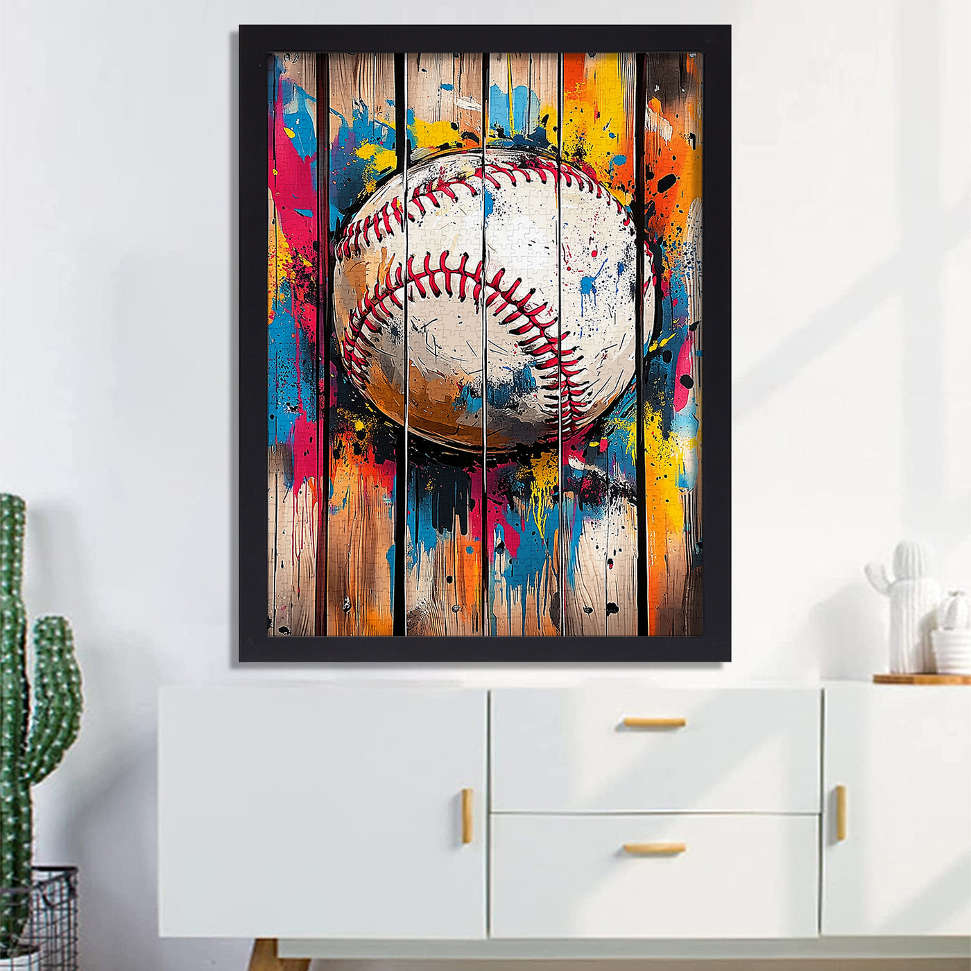 Graffiti Baseball Jigsaw Puzzle 1000 Pieces