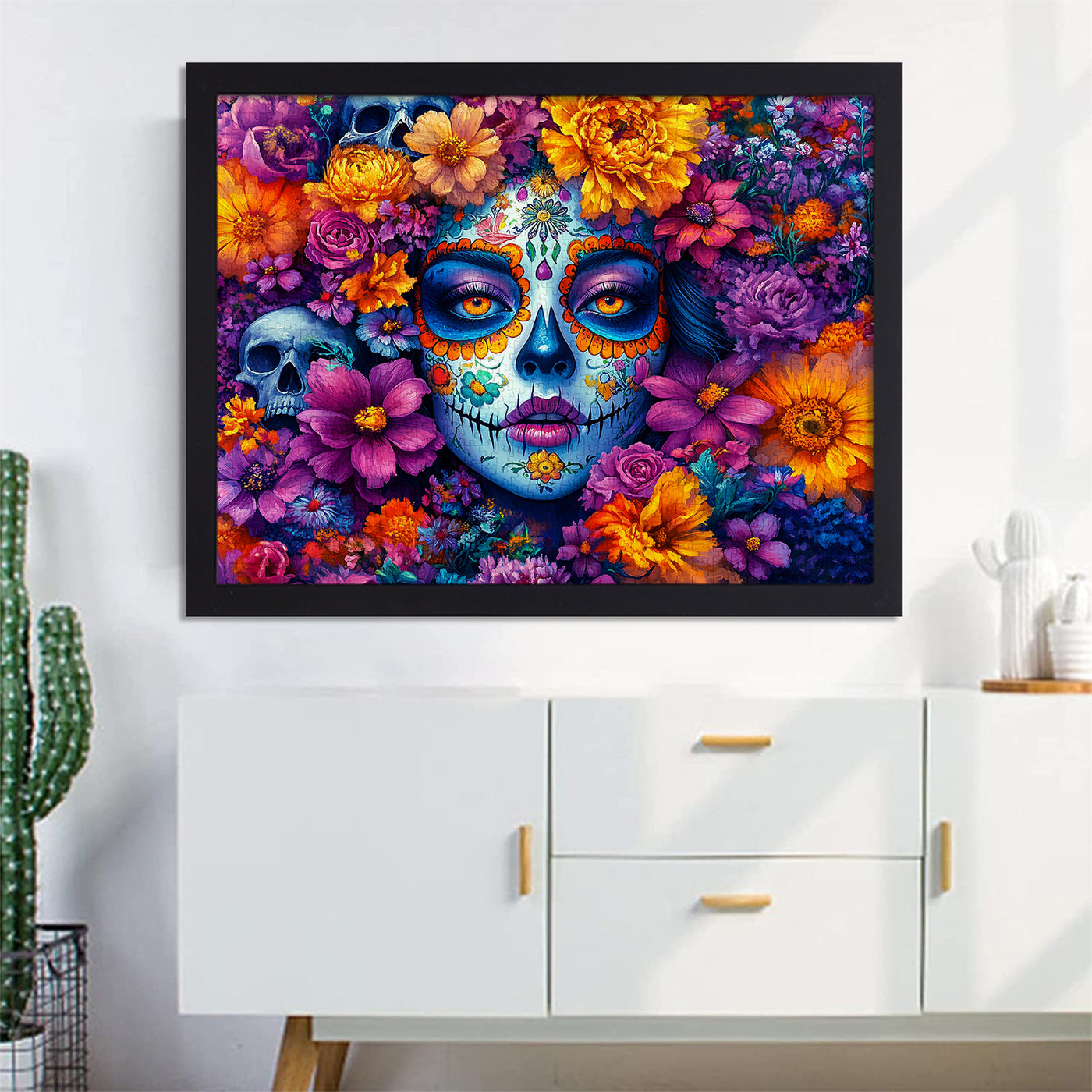 Skeleton Lady Flower Jigsaw Puzzle 1000 Pieces