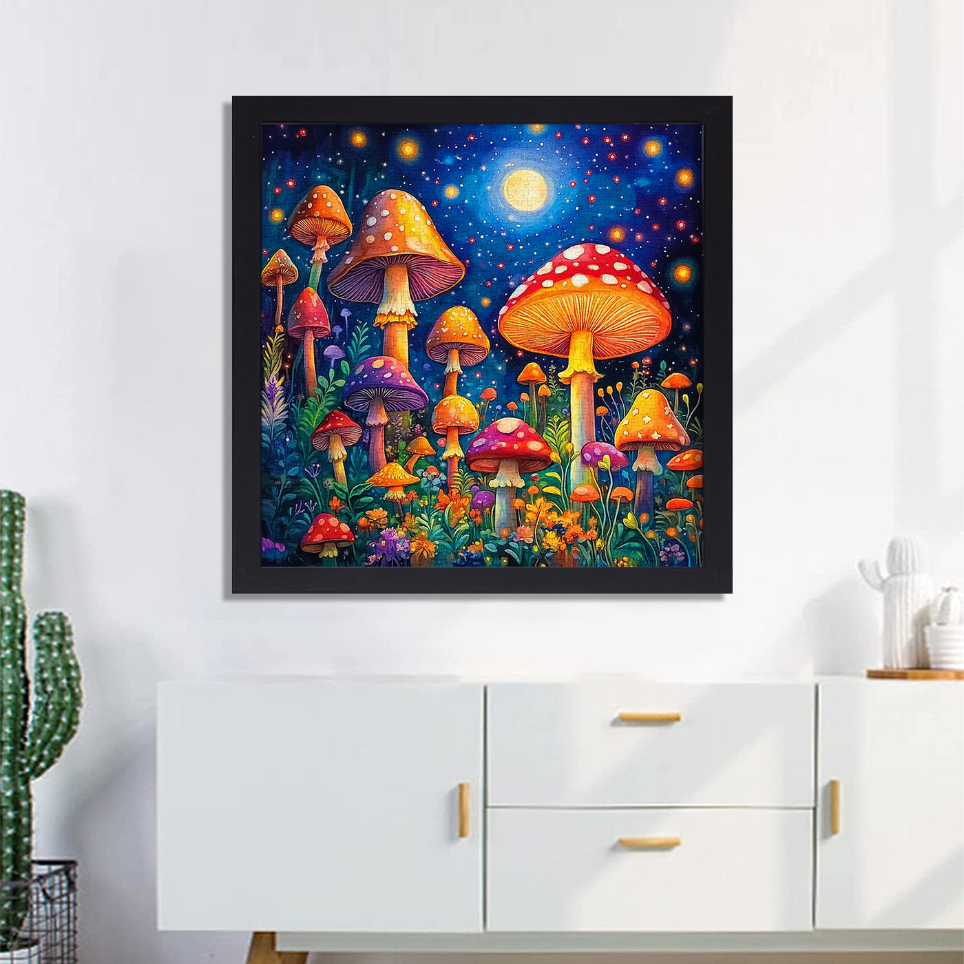 Starry Sky Mushroom Jigsaw Puzzle 1000 Pieces