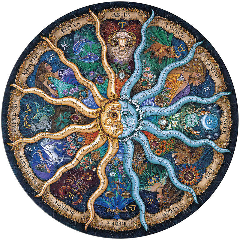 zodiac sign Wooden Jigsaw Puzzle