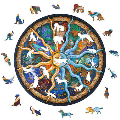 zodiac sign Wooden Jigsaw Puzzle