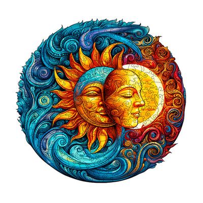 Myths of the Sun and Moon Wooden Jigsaw Puzzle