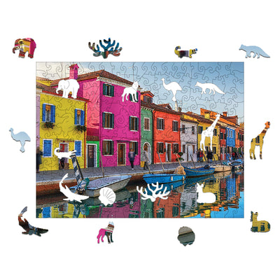 colorful venice Wooden Jigsaw Puzzle