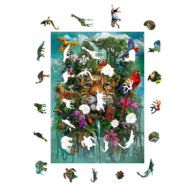 jungle animals Wooden Jigsaw Puzzle