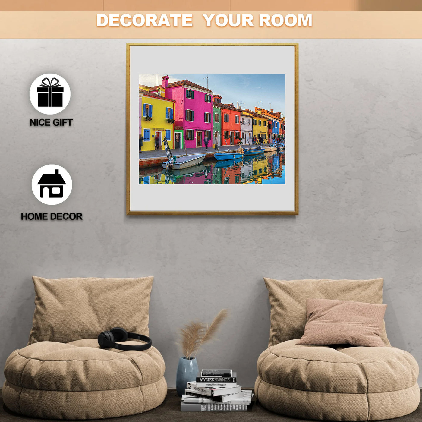 colorful venice Wooden Jigsaw Puzzle