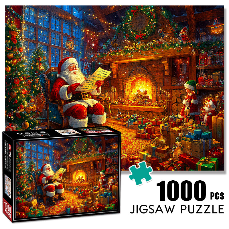 Santa Claus's Rewards Jigsaw Puzzle 1000 Pieces