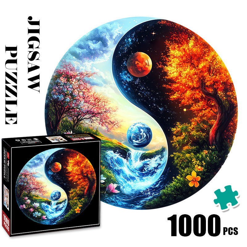 Yin Yang Four Seasons Jigsaw Puzzle 1000 Pieces