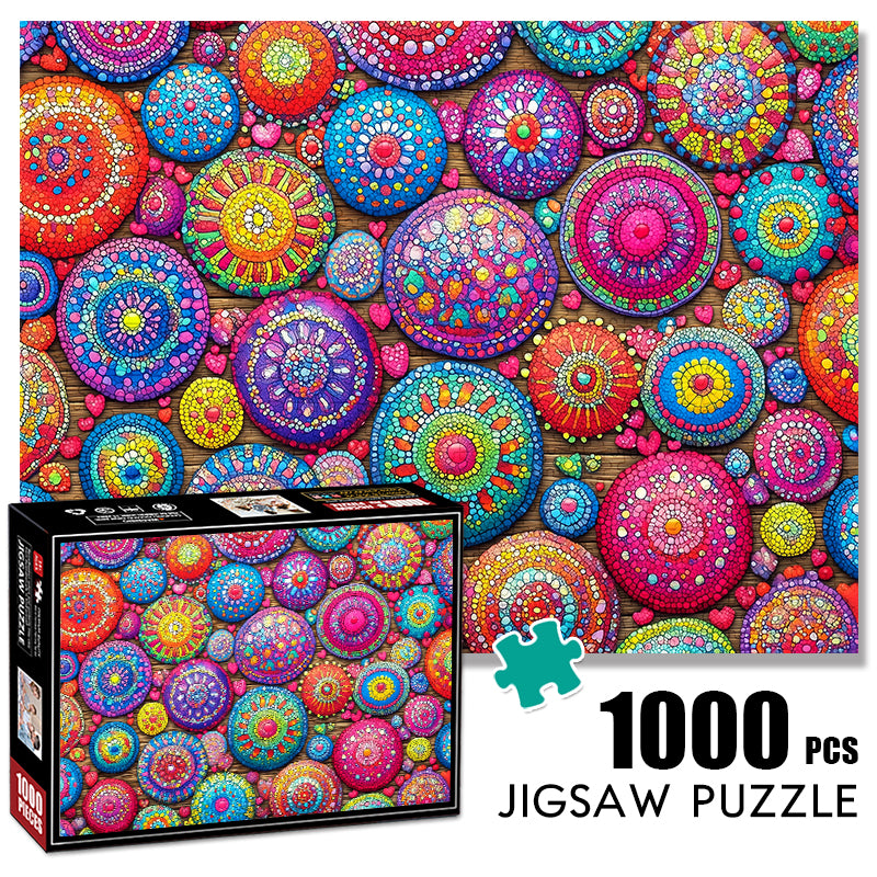 Mandala Stone 1000 Piece Jigsaw Puzzle for Adults