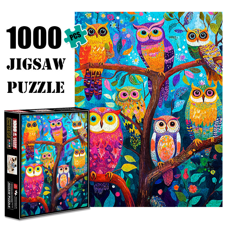 Branch owl 1000 Piece Jigsaw Puzzle for Adults