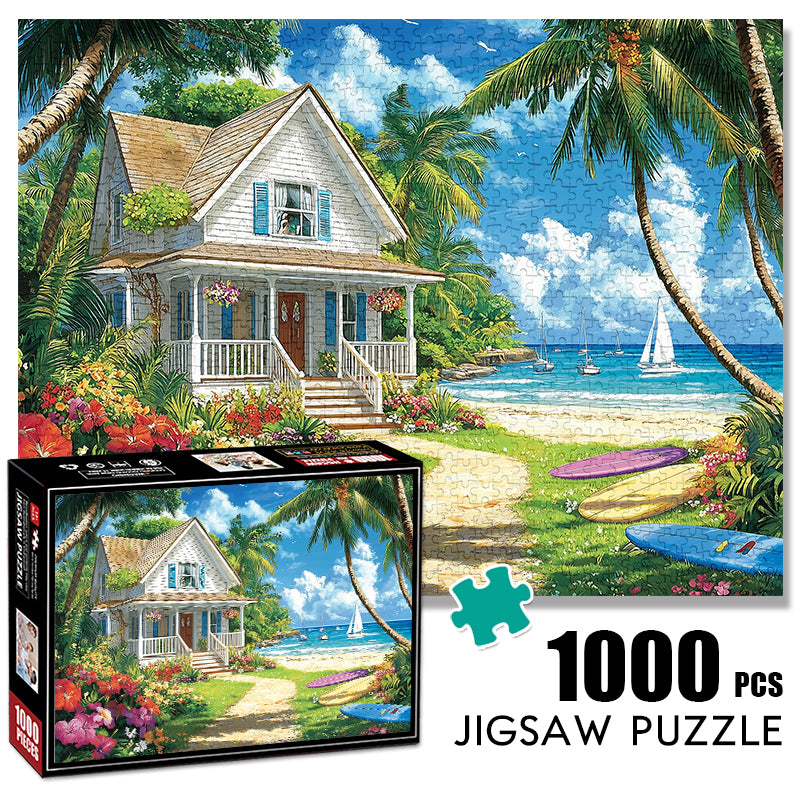 Beach house Jigsaw Puzzle 1000 Pieces