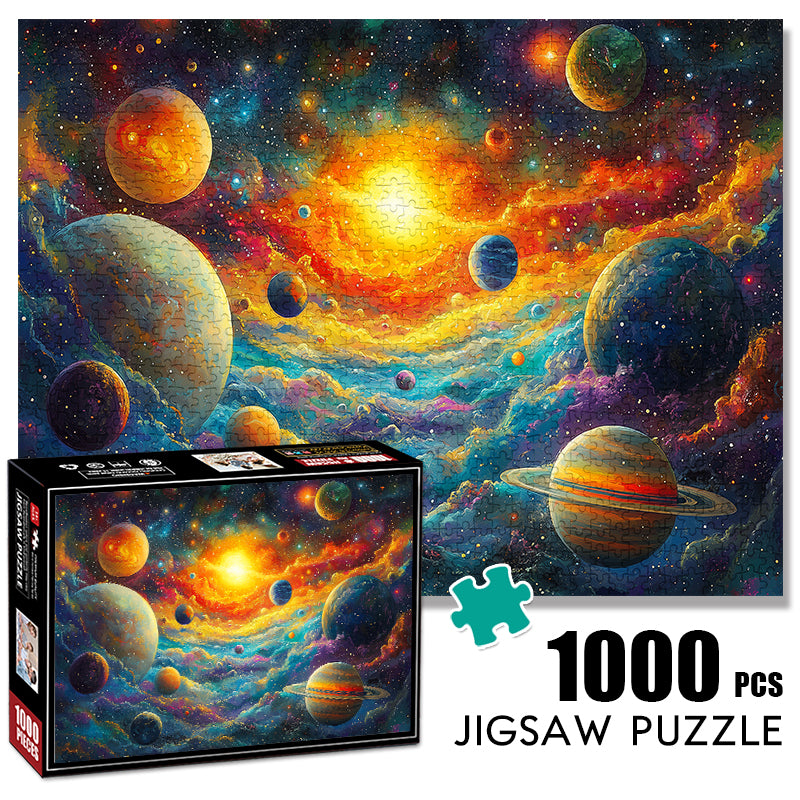 Rainbow Nebula 1000 Piece Jigsaw Puzzle for Adults