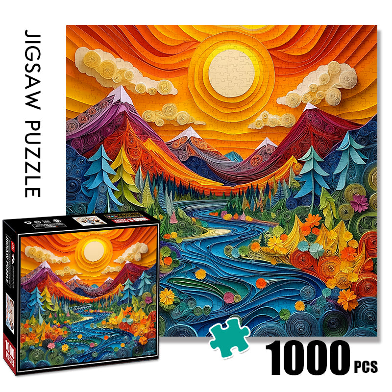 Canyon Sunset 1000 Piece Jigsaw Puzzle for Adults