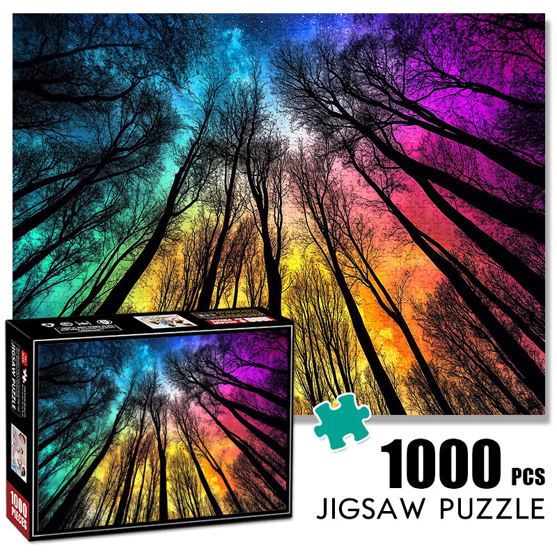 Aurora Forest 1000 Piece Jigsaw Puzzle for Adults