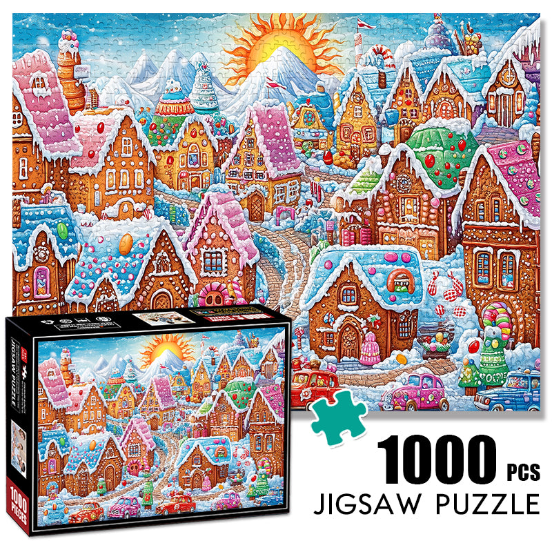 Candy Town Jigsaw Puzzle 1000 Pieces