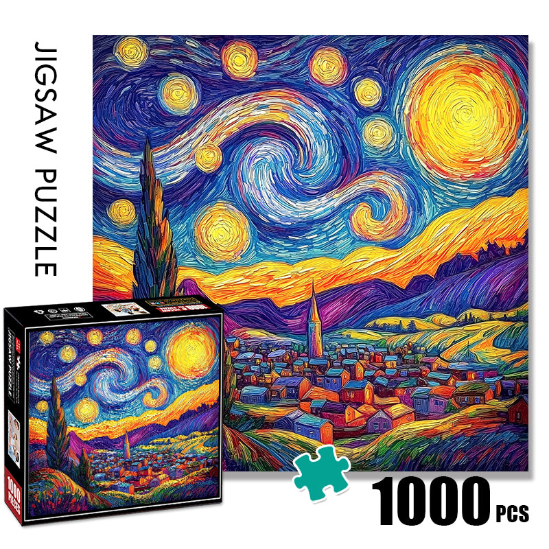 Colorful Starry Sky Jigsaw Puzzle 1000 Pieces