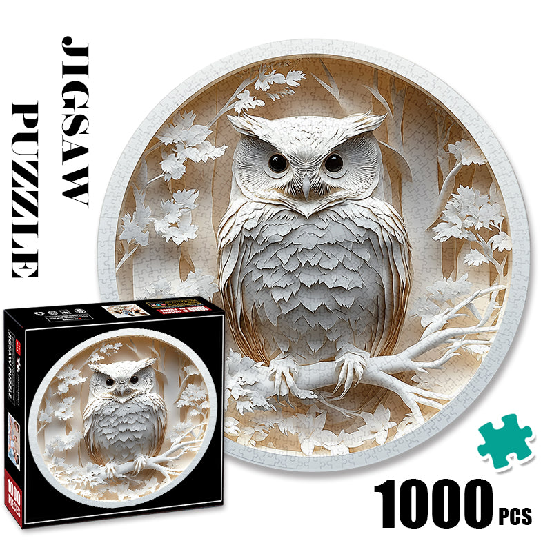 Forest owl 1000 Piece Jigsaw Puzzle for Adults