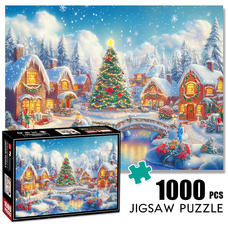 Christmas Town Jigsaw Puzzle 1000 Pieces