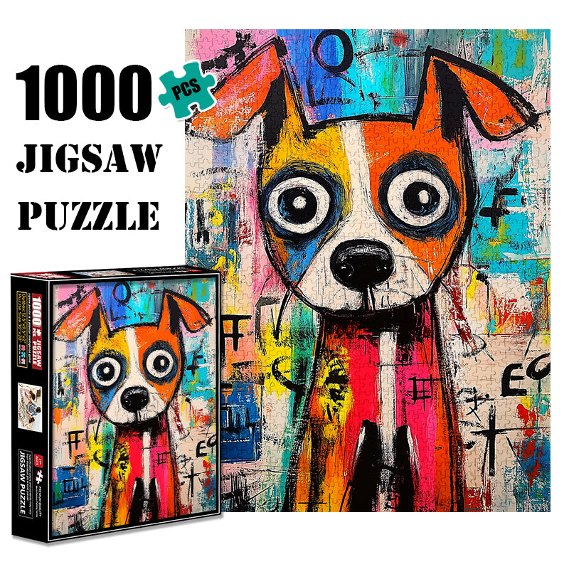 Graffiti puppy Jigsaw Puzzle 1000 Pieces