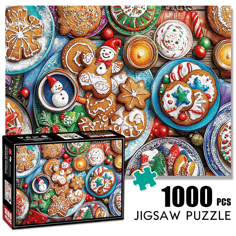 Christmas Cookies 1000 Piece Jigsaw Puzzle for Adults