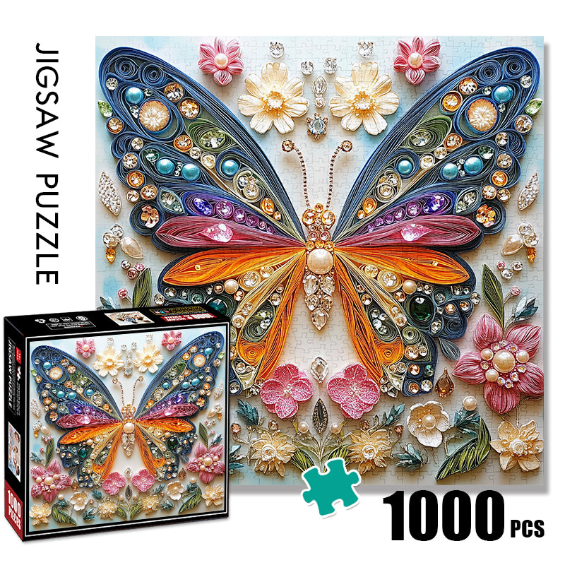 Diamond Butterfly Jigsaw Puzzle 1000 Pieces