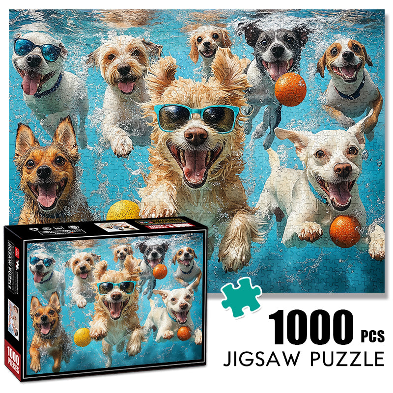 Underwater Dog 1000 Piece Jigsaw Puzzle for Adults