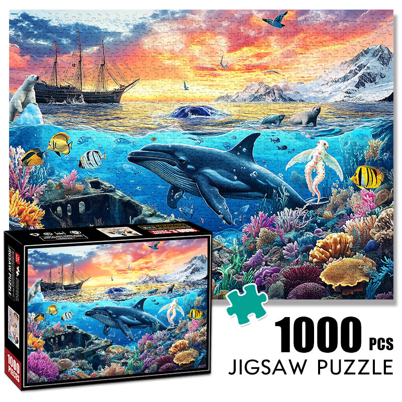 Polar ocean world 1000 Piece Jigsaw Puzzle for Adults