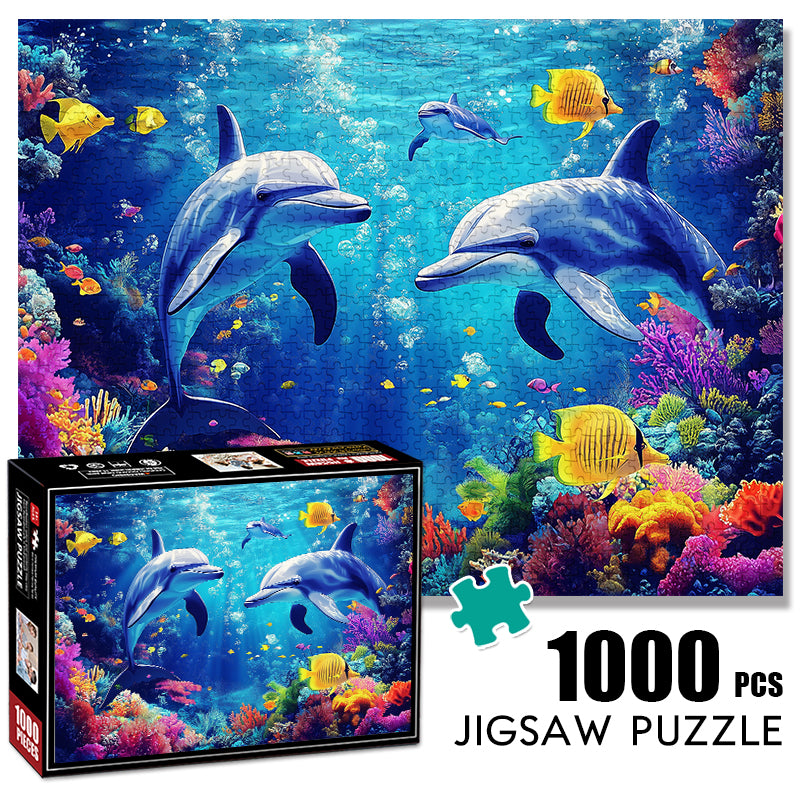 Dolphin Lagoon Jigsaw Puzzle 1000 Pieces