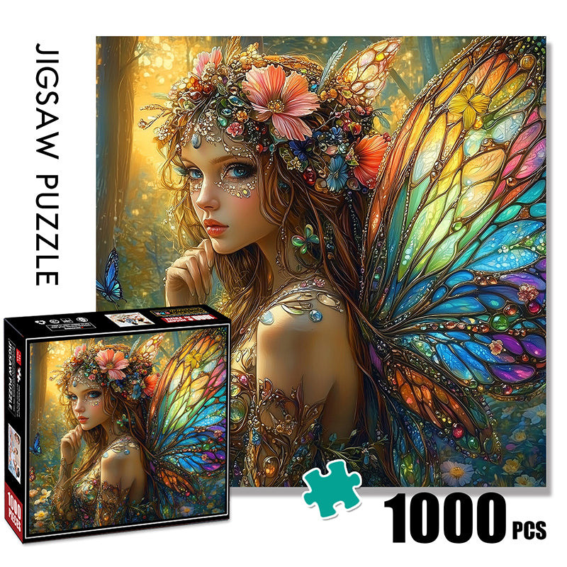 Fantasy fairy facing left Jigsaw Puzzle 1000 Pieces