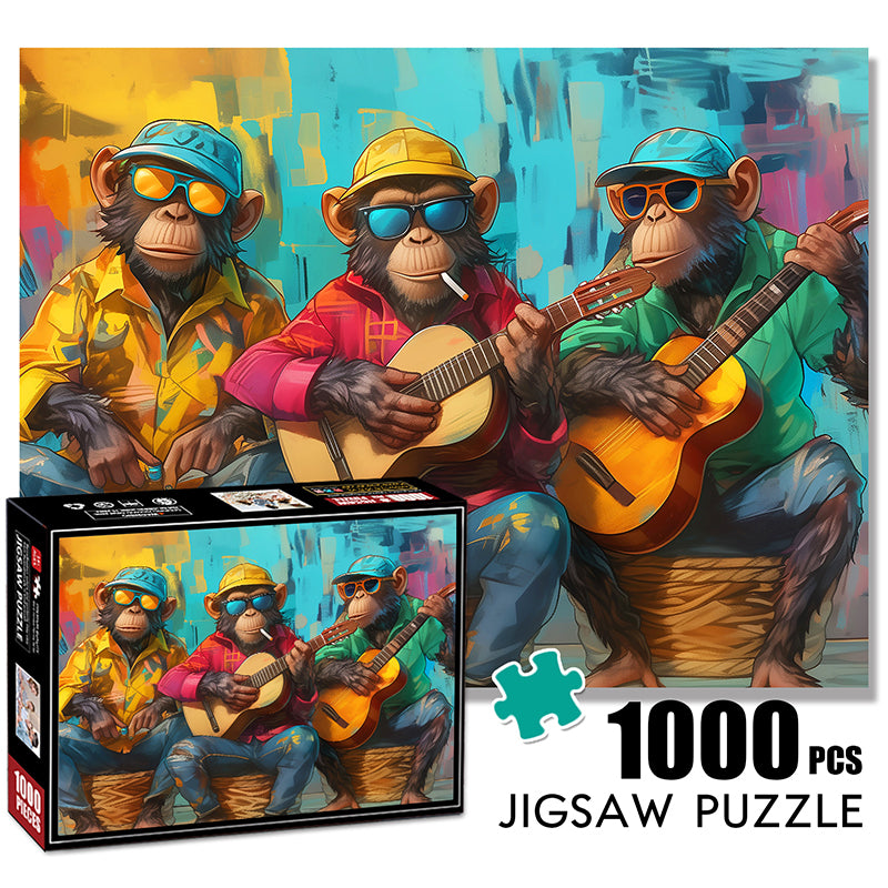 Gorilla Band Jigsaw Puzzle 1000 Pieces