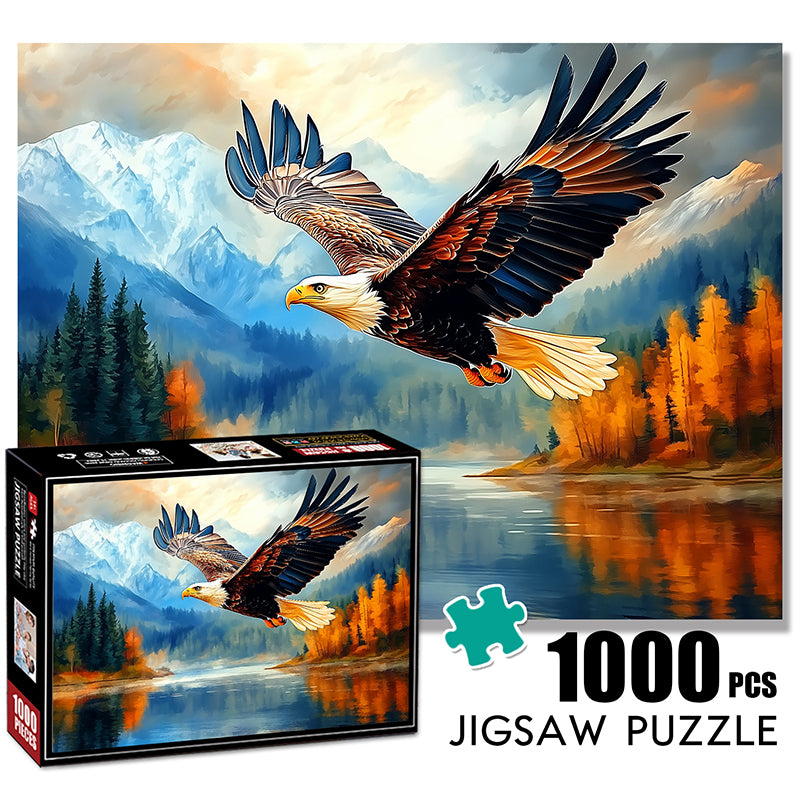 Snow Mountain Eagle Jigsaw Puzzle 1000 Pieces