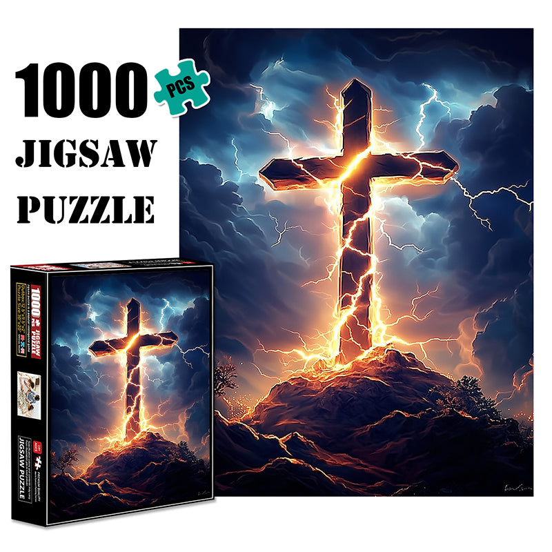 Lightning Cross Jigsaw Puzzle 1000 Pieces