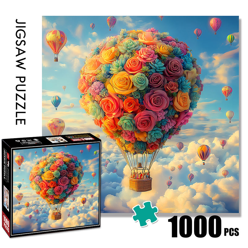 Cloud Sea Hot Air Balloon Jigsaw Puzzle 1000 Pieces