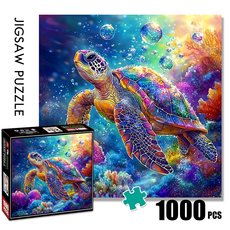 Coral sea turtle Jigsaw Puzzle 1000 Pieces